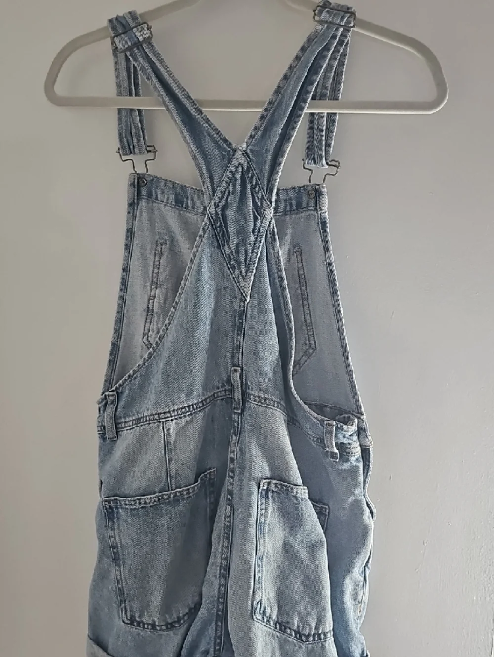 We The Free Light Blue Denim Short'alls - Picture 6 of 9